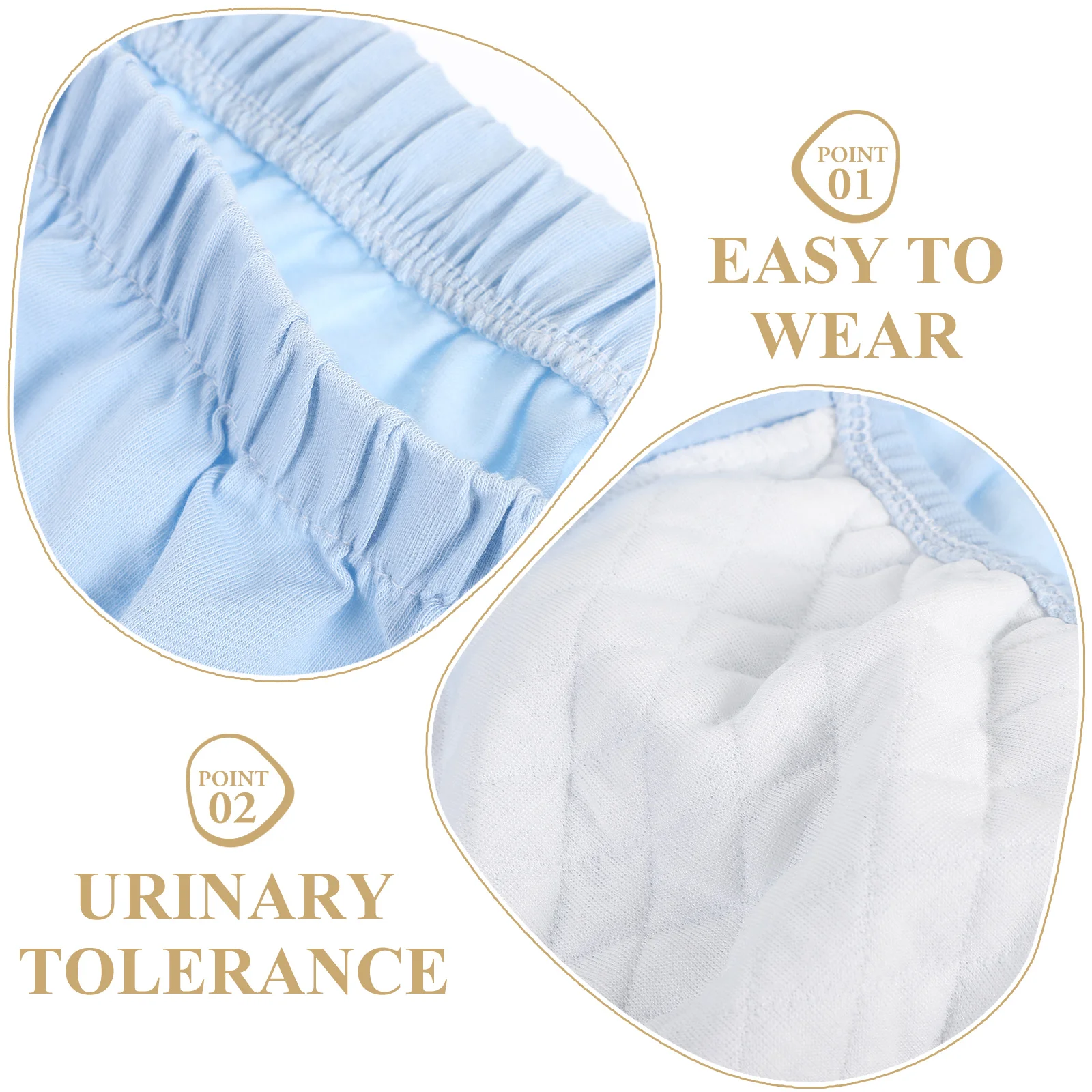 Elderly Anti-Urine Nursing Washable Diaper Womens Panties Adult Cotton for Care Incontinence Baby Boy