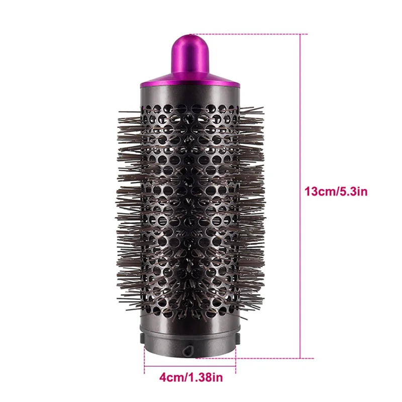 SANQ 2X シリンダーコームとアダプター Dyson Airwrap スタイラー/スーパーソニックヘアドライヤーアクセサリー用、ローズレッド & グレー