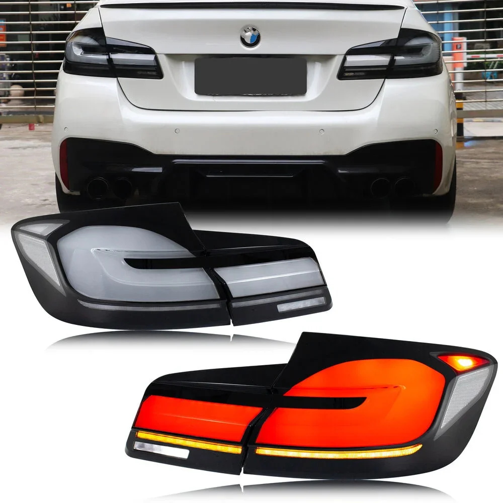 سيارة DRL LED المصباح السيارات ضوء الجمعيات لسيارات BMW F10 F18 M5 2011-2018 الضباب DRL الفرامل بدوره مصباح إشارة التوصيل والتشغيل