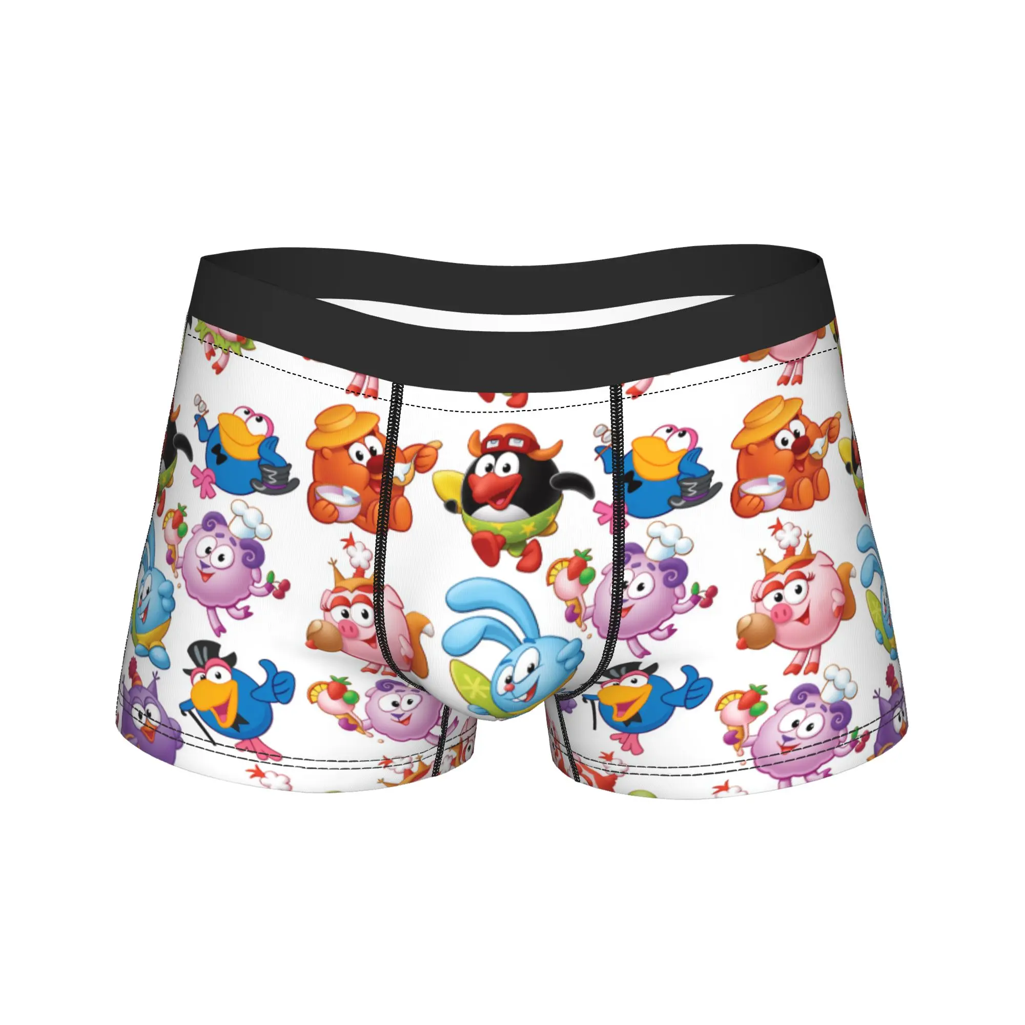 Kikoriki Characters Variety Costume Collection Underwear  Comfortable Underpants Customs Boxer Brief For Men Pouch Boxershorts
