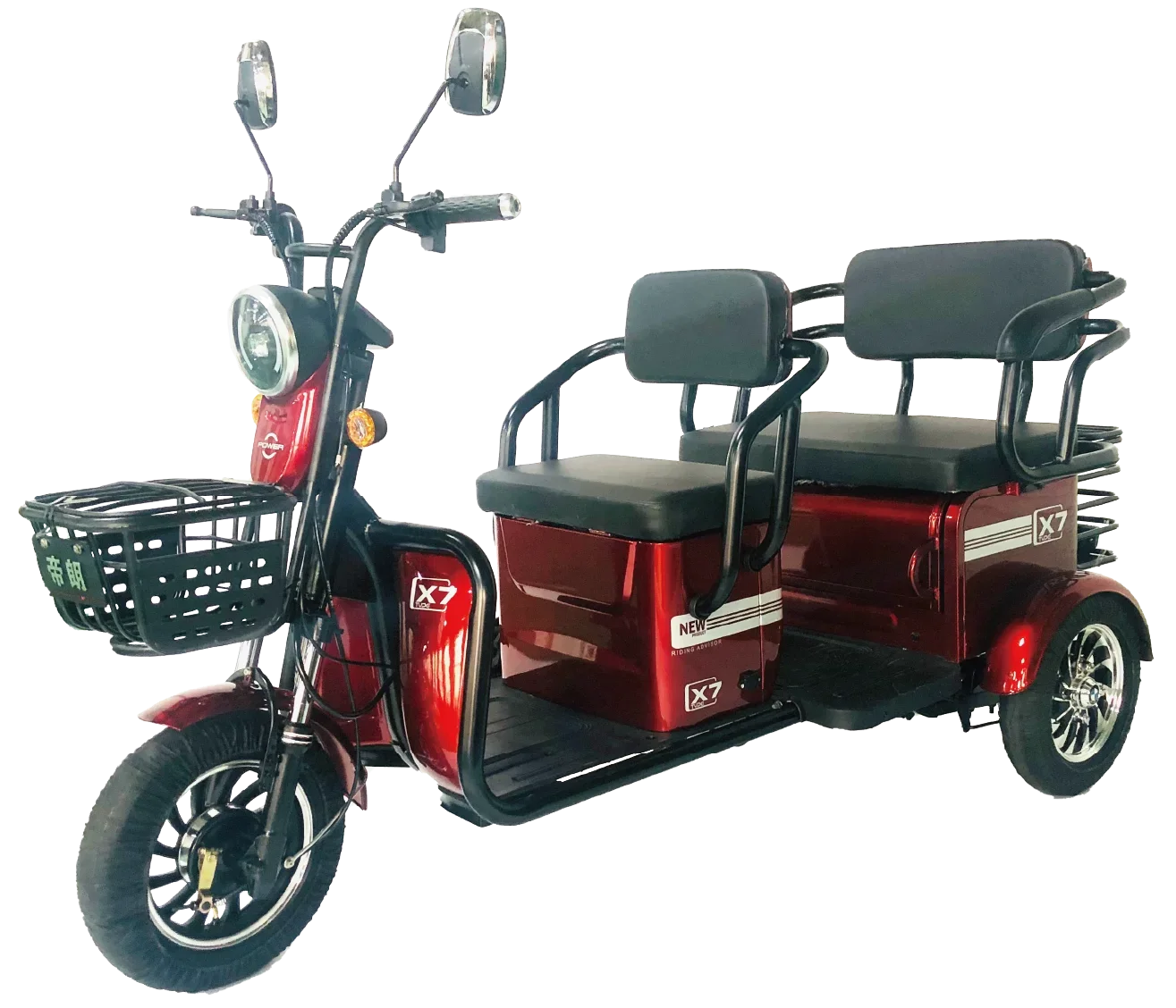 

Cheap Elderly Three Wheel Bike Electric Tricycles Scooter Electric Tricycles for Adults (48/60V 500W)-electric Tricycles