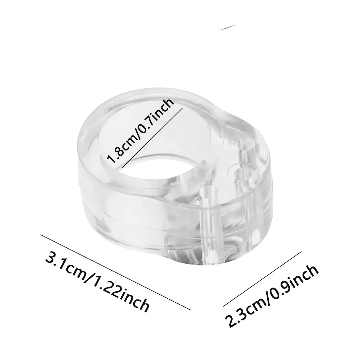 Transparent Doorstop Door Handle Wall Protection Door Handle Buffer Furniture Protection Pad Crash Pad Shockproof Ring Stopper