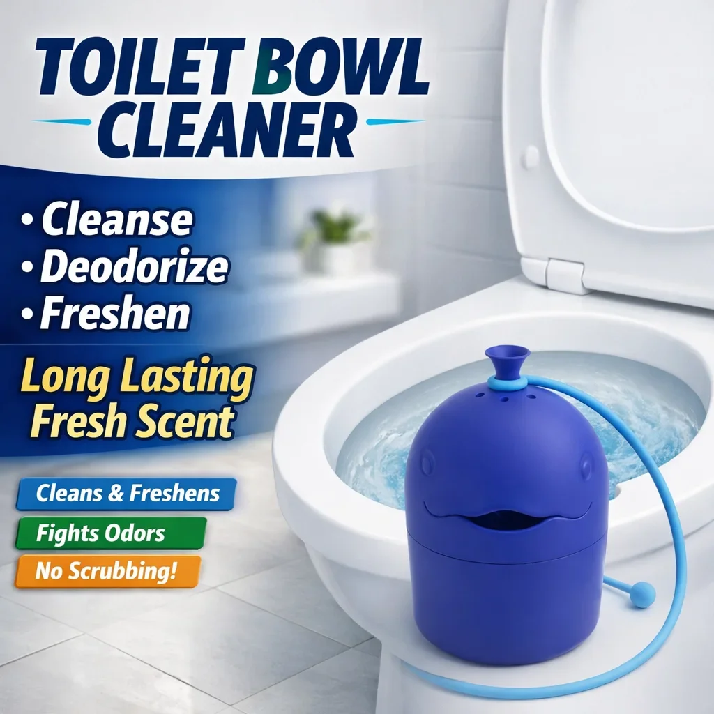 Automatic Toilet Bowl Cleaner, Tank Freshener, Odor Control, No Scrub Cleaning, Long Lasting up to 300 Flushes