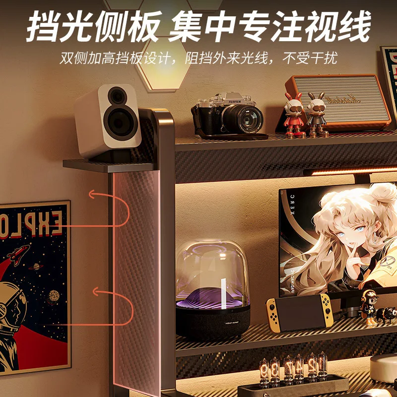 Gaming table Desktop computer Household bedroom table Workbench Student study Desk