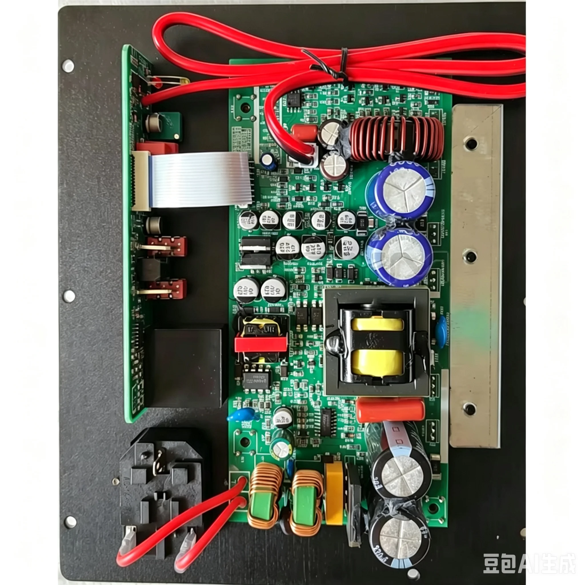 200W 300W High Power Digital Subwoofer Amplifier Board with Power Cord Home Theater Active Bass Amp Module