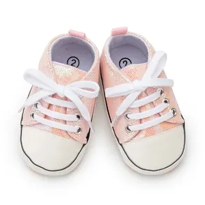 Meckior-tennis bright canvas for babies, newborn shoes, boys and girls, first child walker, soft non-slip sole, fashionable 8 Main Sales First Purchase - №7