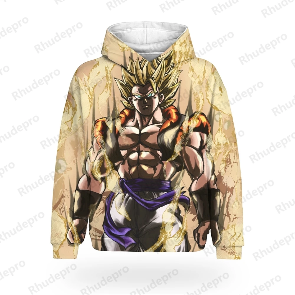 

Men Clothing 2024 Dragon Ball Goku Super Saiya Men's Hoodie Fashion Tops New Trend TShirts Vegeta Y2k Long Sleeve