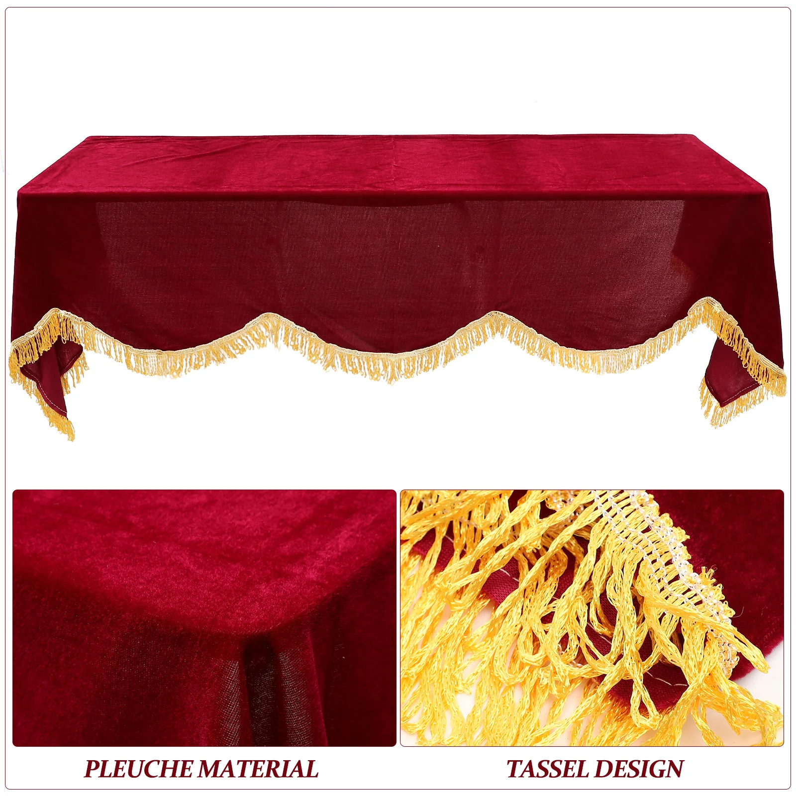 

Piano Dustproof Cloth Cover Fabric Protective Digital Keyboard Upright Protector Device Golden Velvet