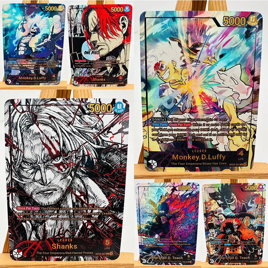 OPCG Luffy Shanks Teach Toys Hobbies Hobby Collectibles Game Collection Anime Cards