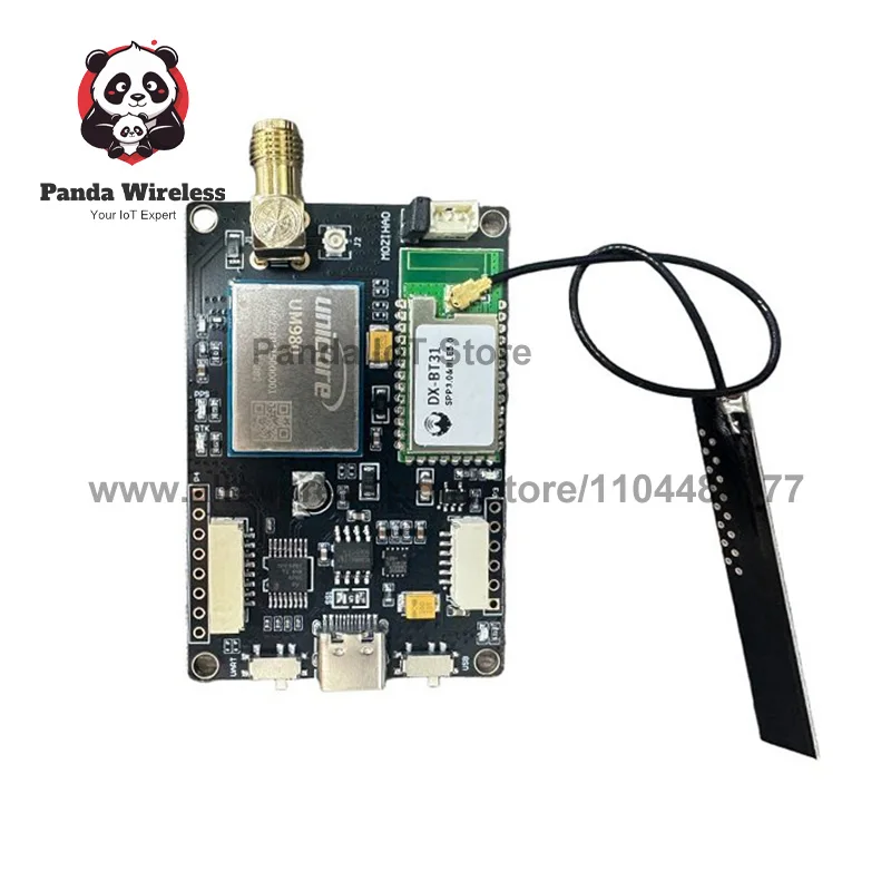 High Precision RTK Board CM-Level Accuracy Unicore UM980 UM981S GNSS Receiver+Bluetooth BLE+SPP RS232 Support for Surveying