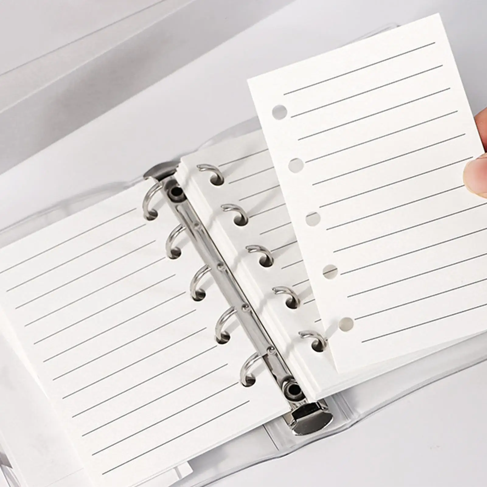 透明ステッカーオーガナイザーバインダー ステッカーバインダーアルバムオーガナイザーブックノートブック スクラップブッキングプランナー用美的キーパー ﻿