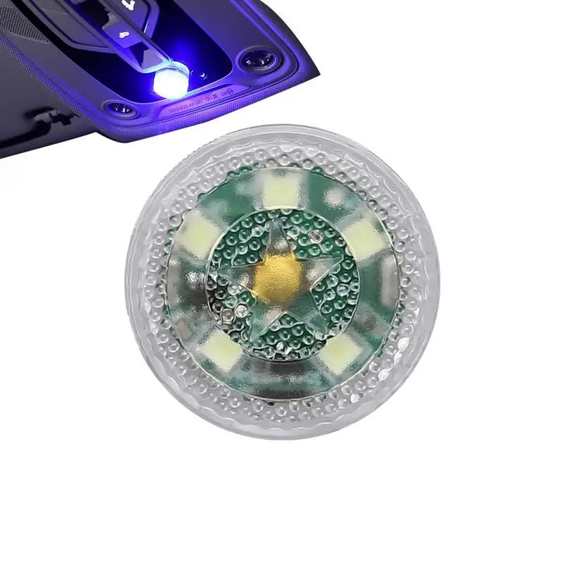 Car Dome Light Wireless Induction Dome Light 5 LED Lamp Beads Touch Sensor High Brightness Reading Lights For Inside Car