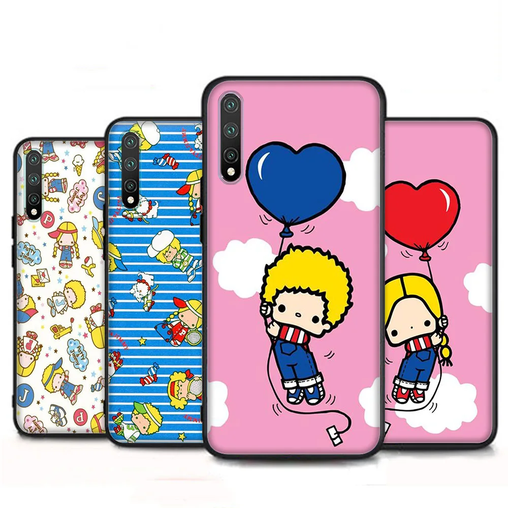 Patty and Jimmy Goropikadon Cover for Samsung Quantum 2 M02 M02S A02 A02S A12 A22 A32 A42 A52 A72 F62 M62 Black Phone Case