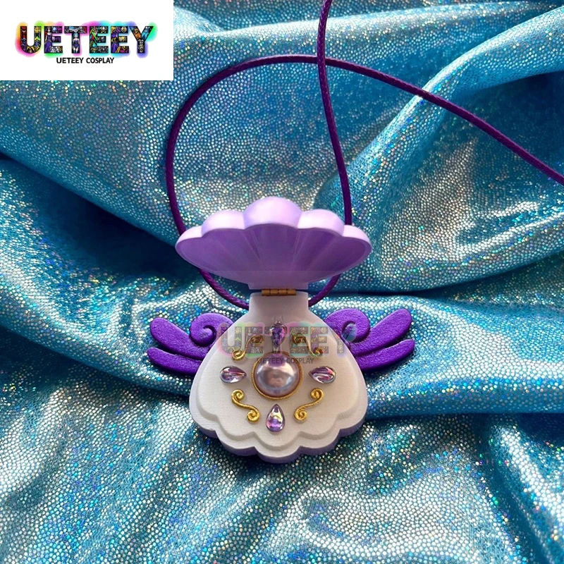 Mermaid Melody Pichi Pichi Pitch shell Pendant Necklace for Women Girls Lucia Rina Toin Hanon Hosho Noel Cosplay Jewelry Gifts view 5