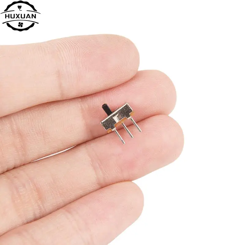 40Pcs 3Pin PCB Panel 2 Position SPDT 1P2T Mini Vertical Toggle Switches SS12D00G3 Slide Switch For DIY Electronic Accessories