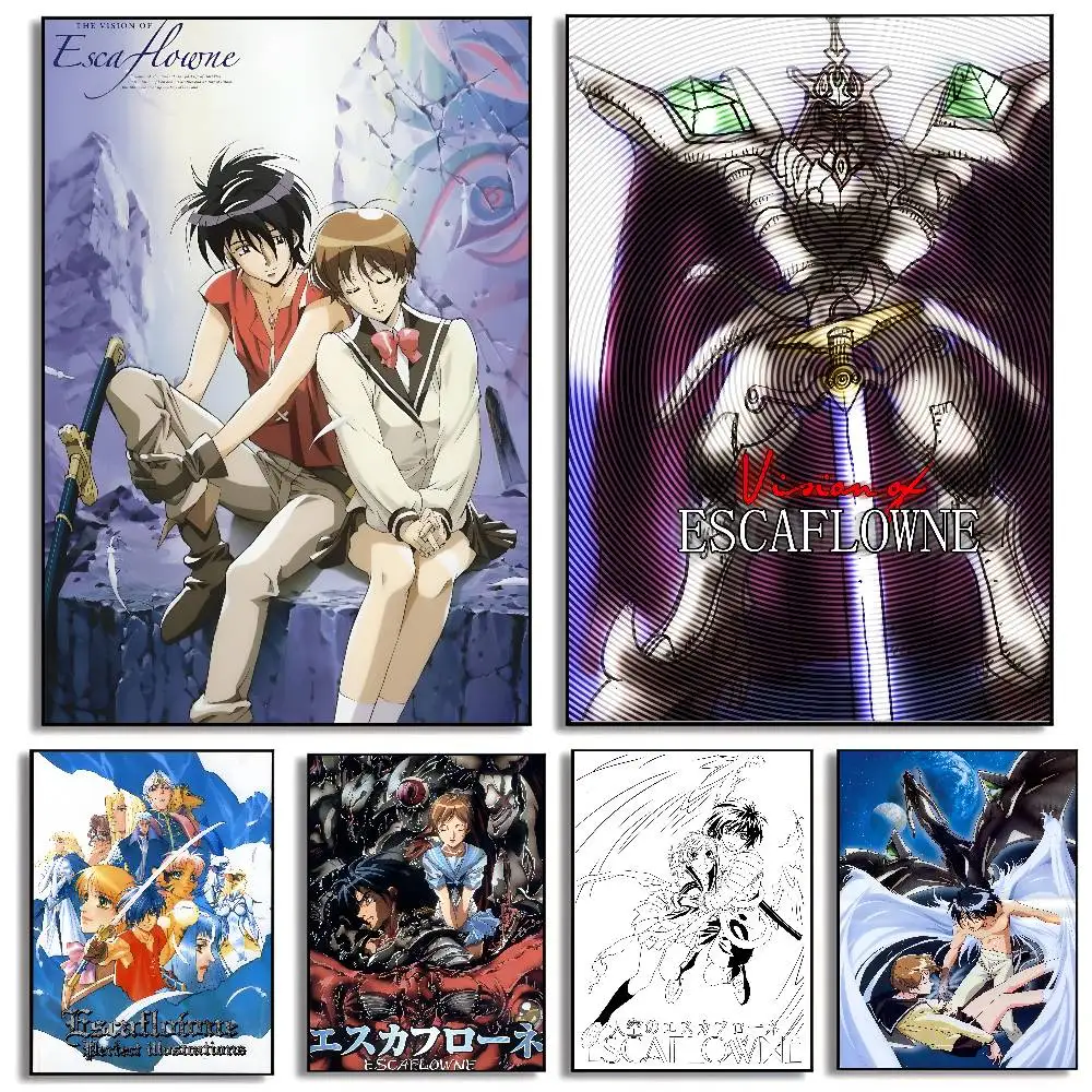 The Vision of Escaflowne Wall Art para decoración de cocina, impresiones de carteles, decoración del hogar