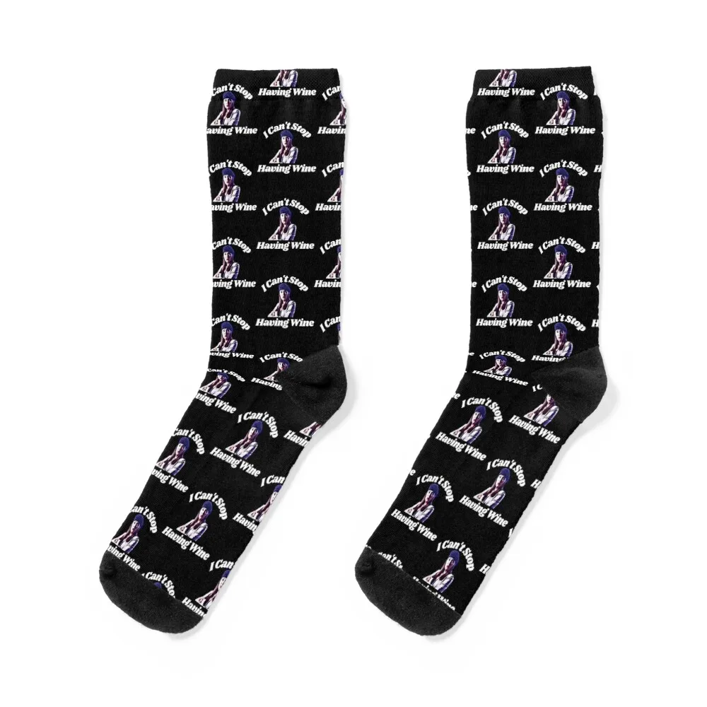 

I Think You Should Leave. Capital Room, I Can_t Stop Having Wine, Funny ITYSL, Patti Socks designer cycling Socks Male Women's