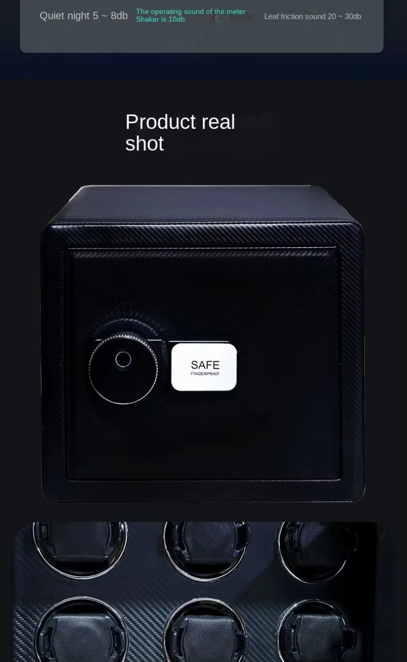 

Weichi Factory Safe Box All-Steel Fireproof & Anti-Theft Fingerprint Password Safe Watch Shaker Household Safes
