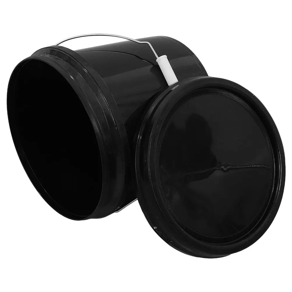 

5L Heavy Duty Plastic Bucket With Lid Household Sealed Container For Cleaning Food Storage Water Pail Laundry Waste Organizer