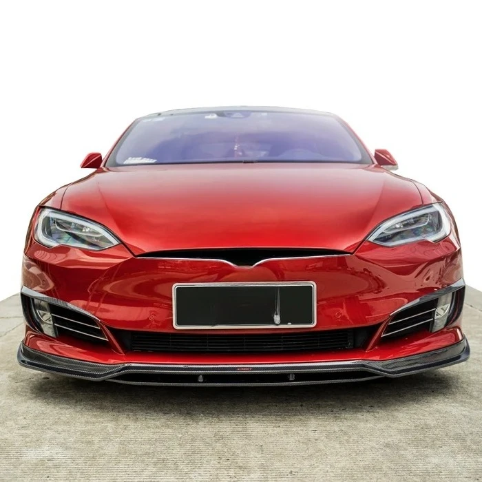 Carbon Fiber Body Kit for Tesla Model s Front Spoiler Rear Diffuser Side Skirts and Trunk Spoiler for Tesla Model s Facelift