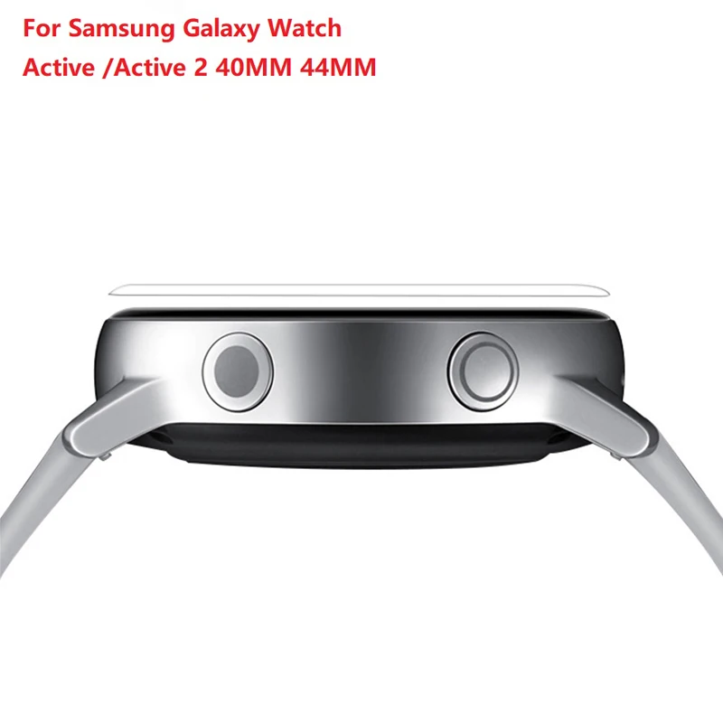 Мягкая ультратонкая Защитная пленка для Samsung Galaxy Watch Active 1 2 40 мм 44 м Active 2 3D Защитная пленка с закругленными краями для экрана