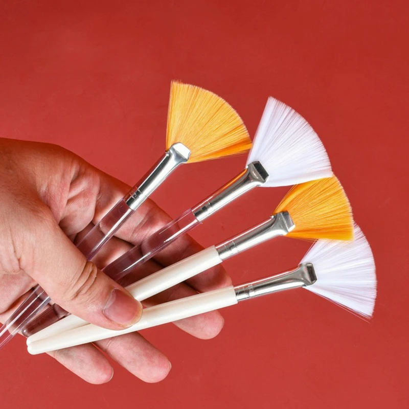 Thiết Thực Cho Mặt Bàn Chải Quạt Trang Điểm Mềm Mại Động Salon Đựng Mỹ Phẩm Dụng Cụ Dành Cho Nữ Cô Gái Dropshipping