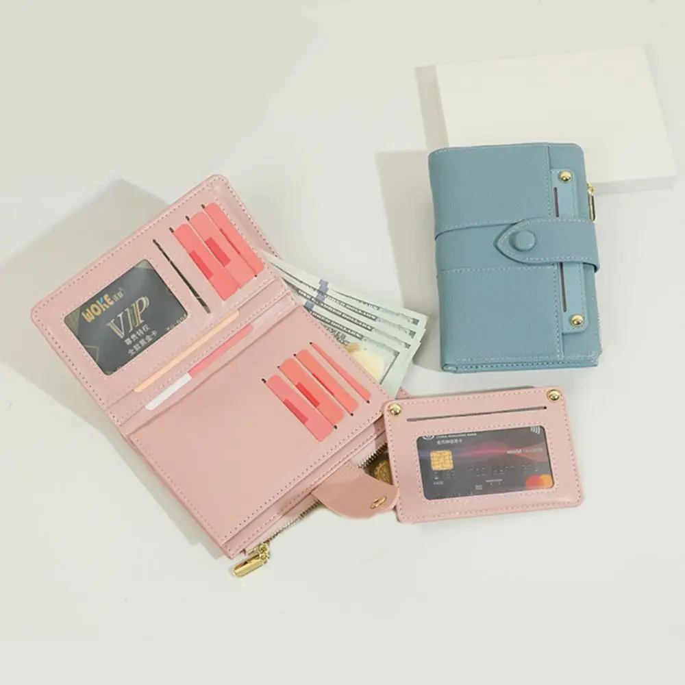 

Card Holder PU Passport Bag Ticket Holder Airplane Check-in Fold Purse Card Case Multifunctional Storage Bag Travel Accessories