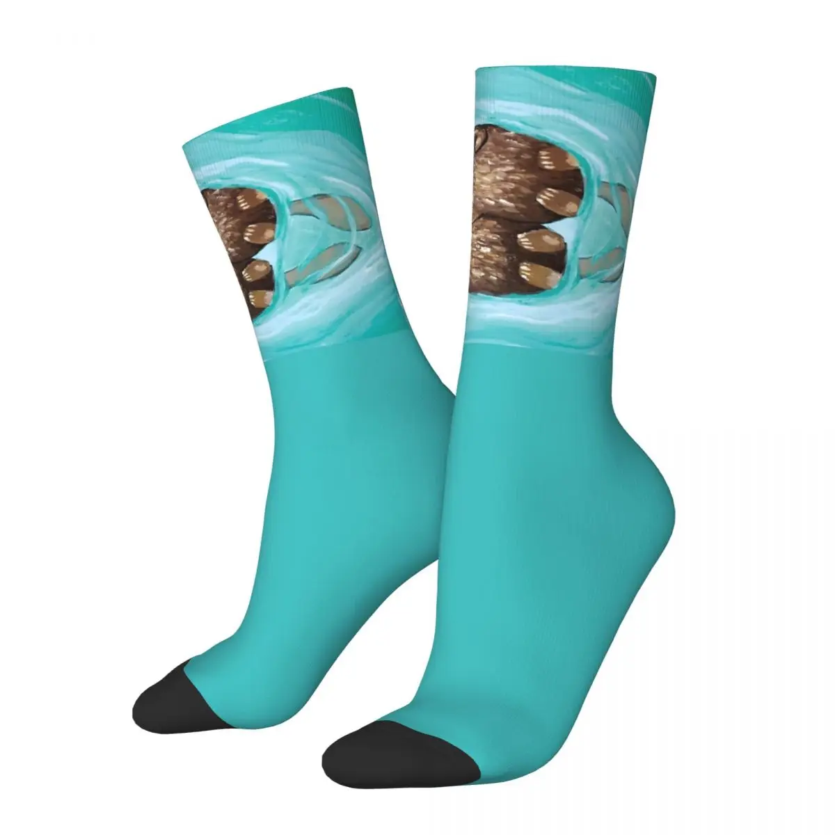 Hip Hop Retro Beautiful Cute Significant Painting Crazy Men's compression Socks Unisex Otter Pet Lover Seamless Sock Boys Gift