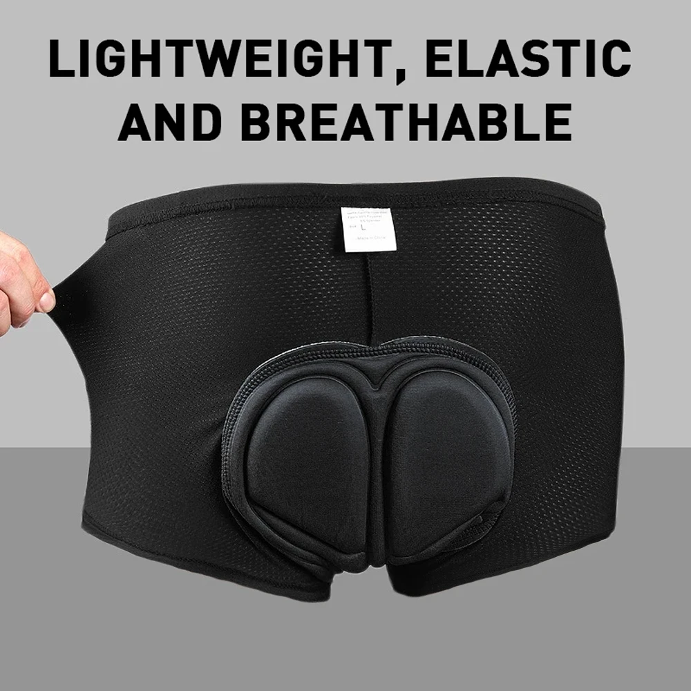 

WEFITON 1PCS Men's 3D Padded Bike Shorts Cycling Underwear MTB Liner Road Biking, Breathable & Anti-Chafing