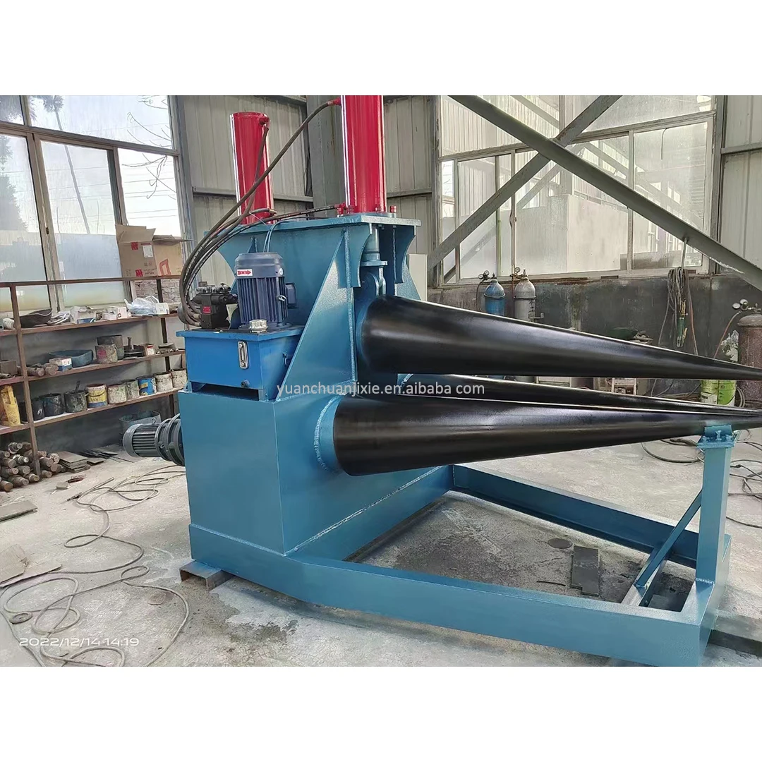 

Three-roller Tapered Plate Rolling Machine Cone Rolling Machine Flared Mouth Rolling Equipment