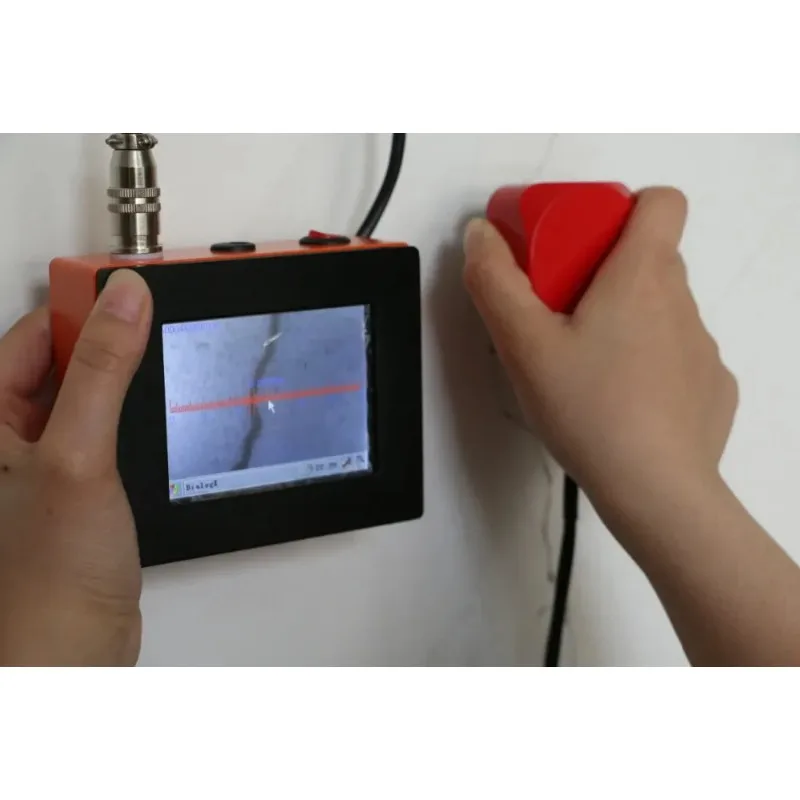 CK-102 جهاز اختبار عرض شقوق الخرسانة الرقمي الأوتوماتيكي، بطارية إلكترونية بلاستيكية تعمل لمدة عام واحد، كشف قياس الاختبار