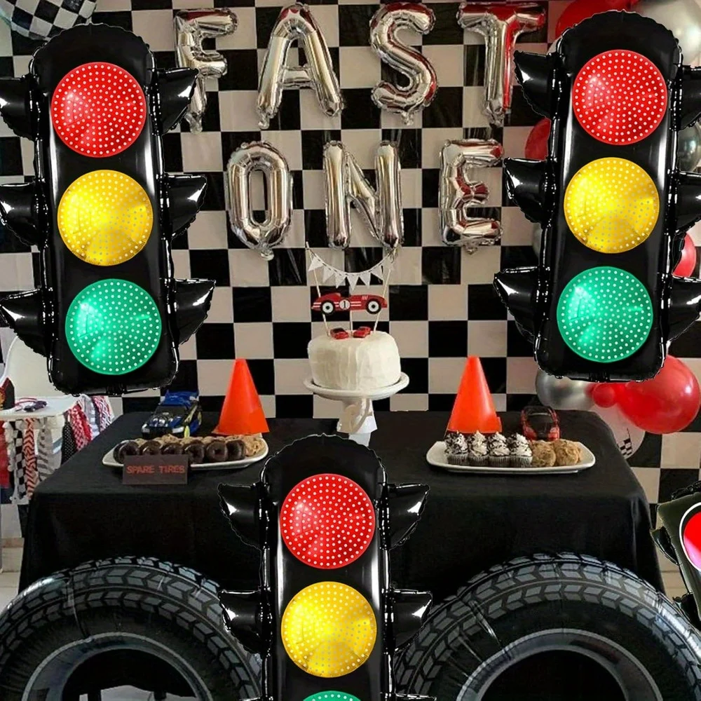 Checkered flag Race car Tablecloths table cover Racing Racetrack race road Table Runner Racing themed Birthday Party decorations