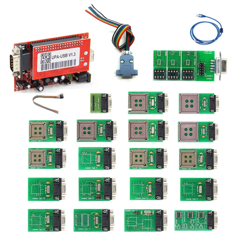 

UPA USB 1.3 Universal Eeprom Adapter for UPA ECU Programmer S I2C/SPI Microwire Eeprom-Programming