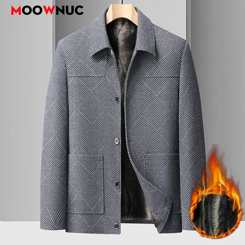 

Men Coats Men Mens Wool Jacket Autumn Men's Clothing Overcoat Men's Woollen Trench Coat Winter Warm Overcoat Male Long Coat