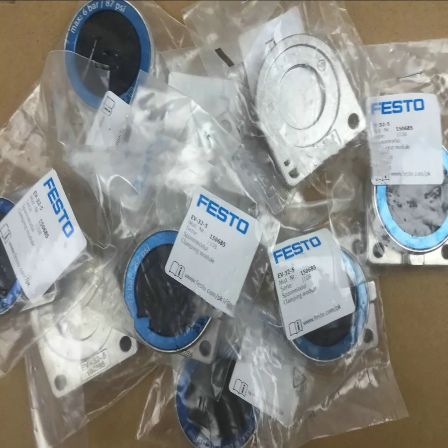 

FESTO Diaphragm clamping cylinder EV12-3 150681 EV-16-4 150682 EV-20-4 150683 EV-25-4 150684 EV-32-5 150685 13292 EV-20/120-5