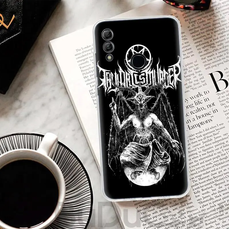 Satanic Goat Satan Devil Cover For Huawei Honor 10 Lite 9X 9 8S 8X 8A Phone Case Y5 Y6 Y7 Y9S P Smart Z 2019 2021 50 1020i Coque