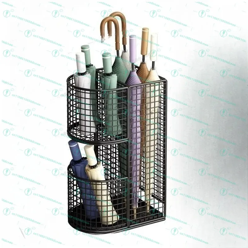 

Umbrella Rack - Multi-functional Drain Design for Home & Commercial Use, Large Capacity Storage