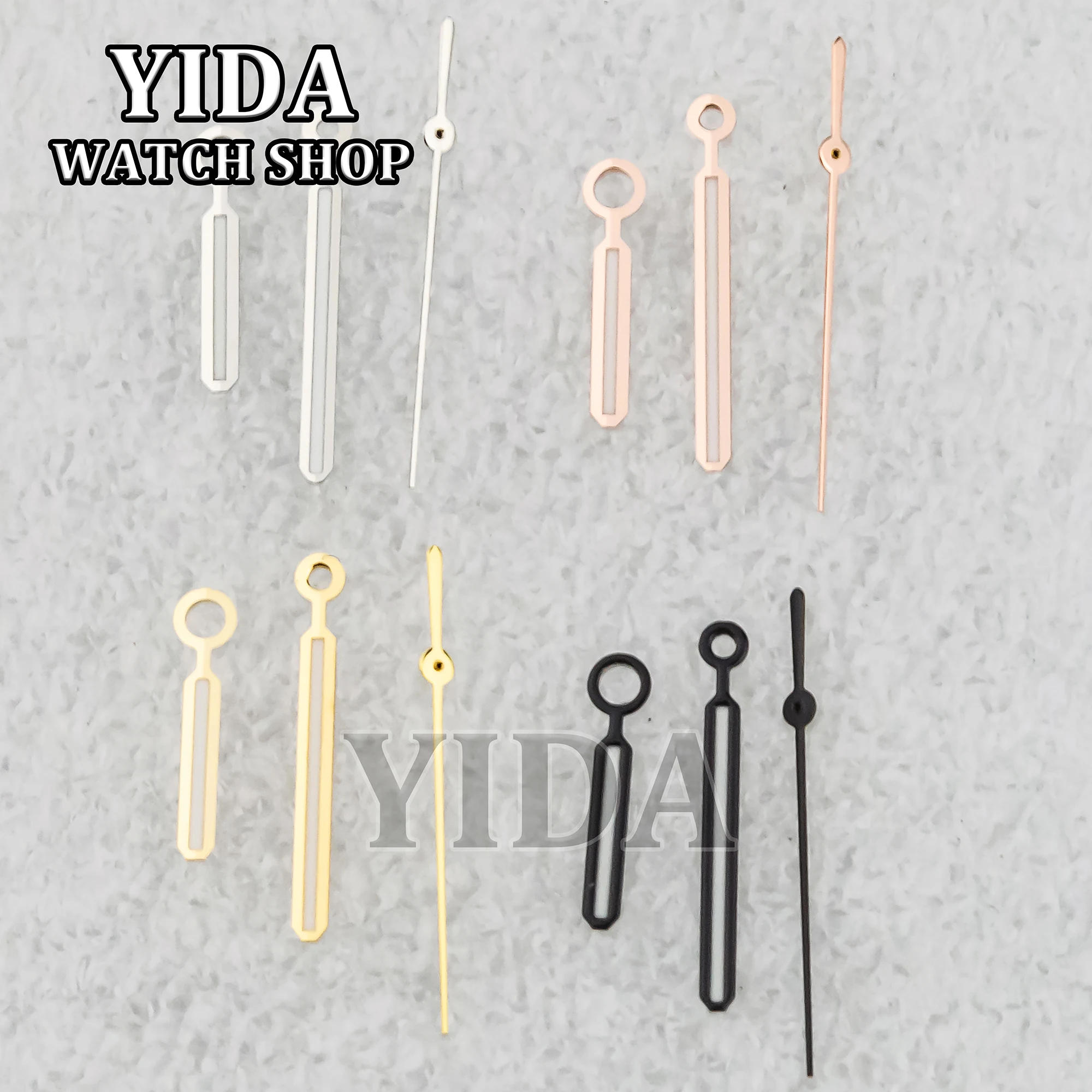 Watch Hands Pointers Luminous Needles for Royal Oak NH35 NH36 Automatic Mechanical Movement Replacement Accessories Repair Tools