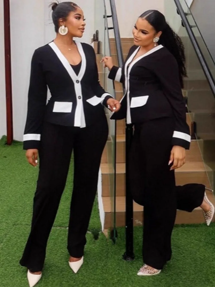 

2 Piece Women Sets 2025 New Arrival Plus Size Autumn Winter Matching Sets Two Pieces Sets Top And Pants Suits Outfits Clothing