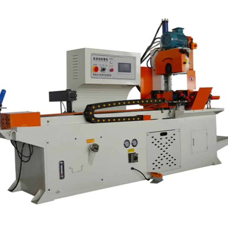 Automatic feeding metal circular saw machine, no burr and no material automatic  cutting machine