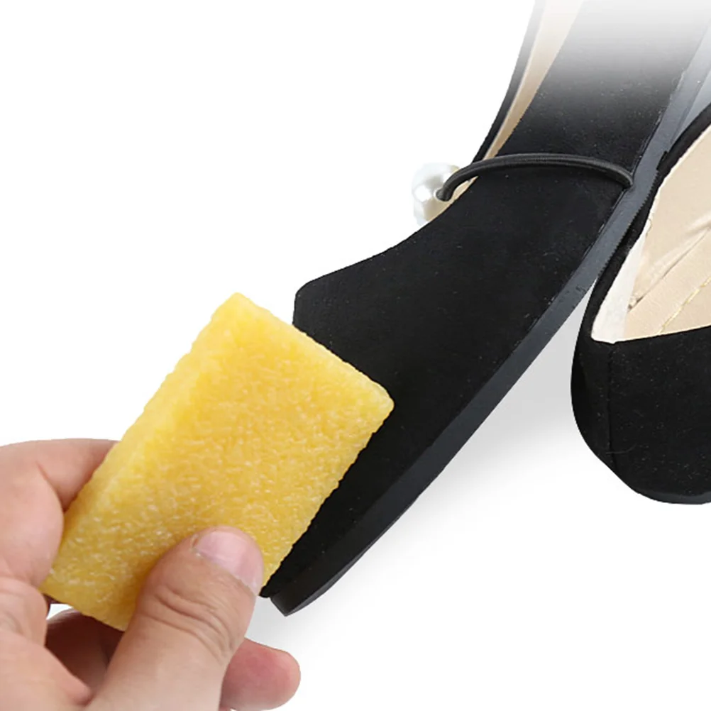 Shoe Cleaner Cleaning Block for Suede Shoes Detergent Wipe Yellow Men and Women