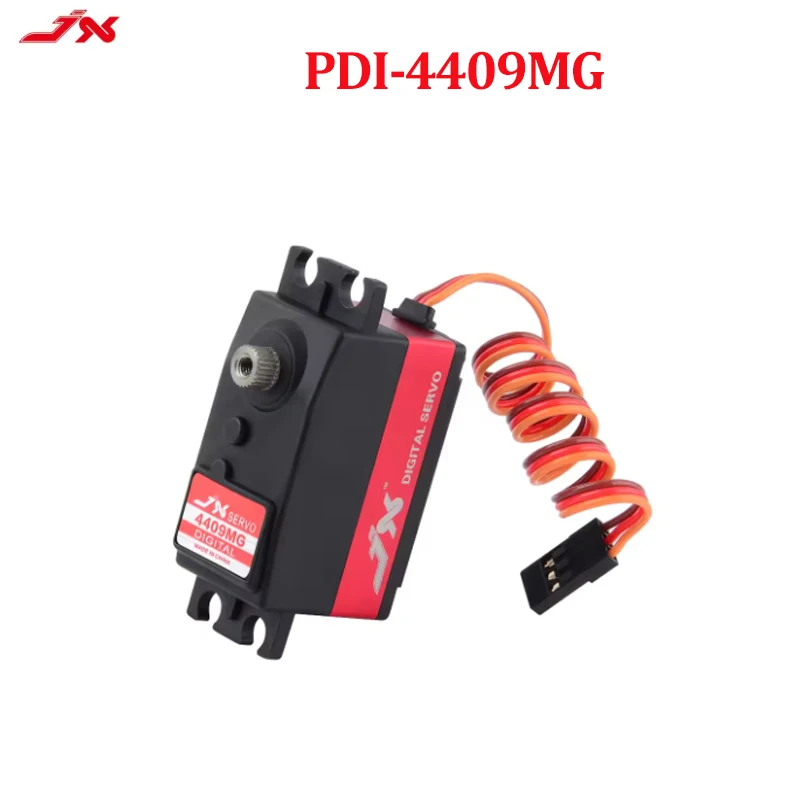 

JX Servo PDI-4409MG 9 кг Цифровой сервопривод с металлической шестерней для радиоуправляемого автомобиля 1/8 1/10 и RC FPV Drone