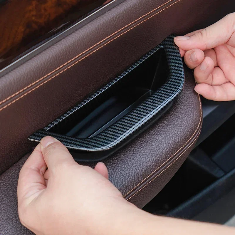 LHD RHD الداخلية سائق الباب مقبض سحب مسند الذراع غطاء لوحة صندوق تخزين لسيارات BMW X3 X4 F25 F26 2010-2016 51417250307