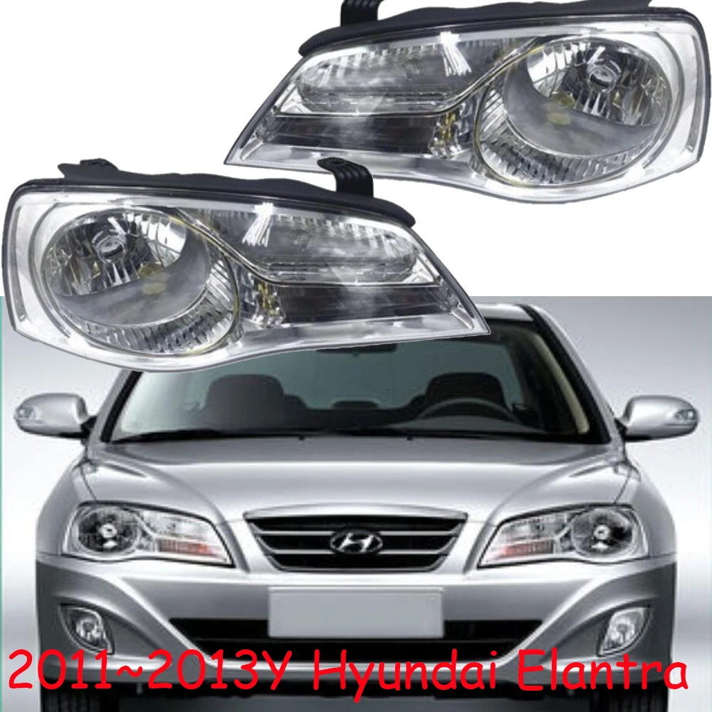 

1pcs car bumper headlamp For Hyundai Elantra headlight 2011~2013y head lamp for Hyundai Elantra fog lamp