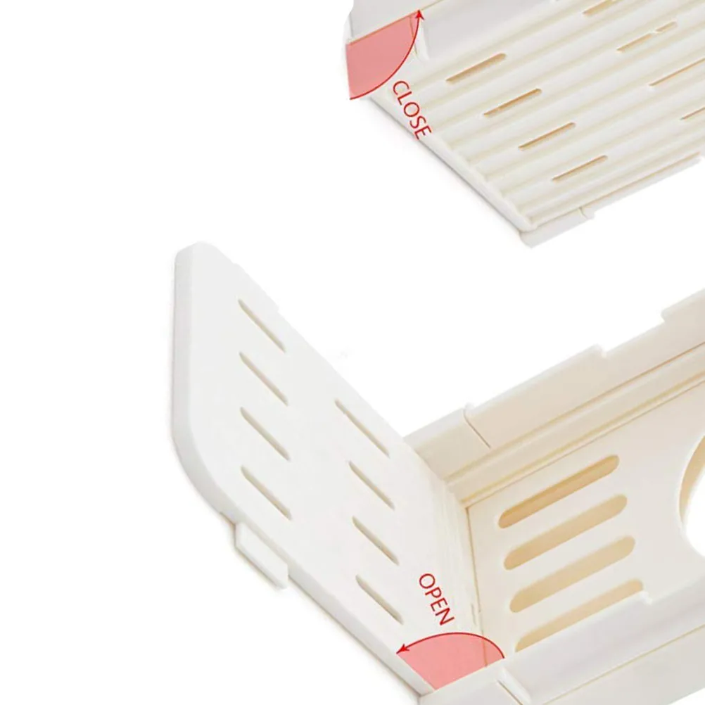 Cortador de Pan Plegable de Plástico ABS, para Rebanar Pan Tostado, Sándwiches, Queso, Jamón y Vegetales, para el Hogar y la Cocina (1 Pieza)