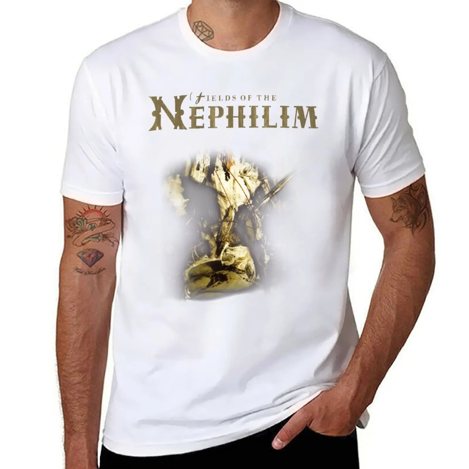 

Fields of the Nephilim - Elizium T-Shirt t shirts for man graphic tees man t shirts cotton T-Shirt