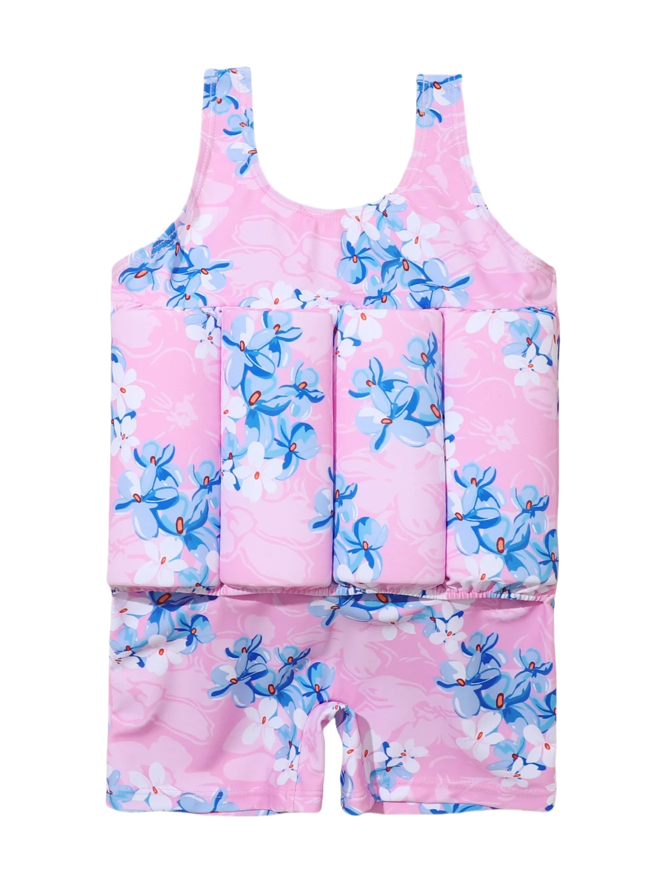 

Детский плавательный костюм с регулируемой/съемной плавучестью, короткий рукав и шорты, принт с динозаврами, цельный, для летнего пляжа/плавания