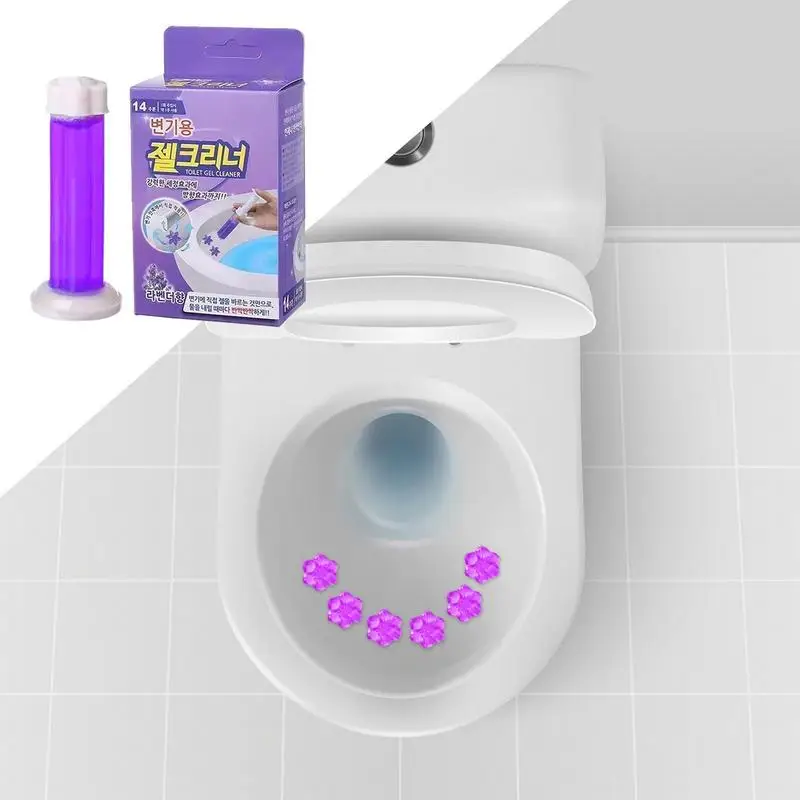 Toilet Bowl Cleaner Gel Flower Gel Air Freshener Lasting Bathroom Scent Smell Eliminator Cleaning Supplies Toilet Bowl Gel Stamp