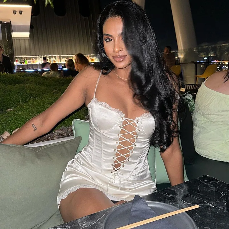 바디콘 드레스 민간 결혼식 여성 타이트 핏 컬러 블랙리스 타이드 타이니 오피스 린넨 모달 격자무늬 폴카 도트 기하학적 소녀용