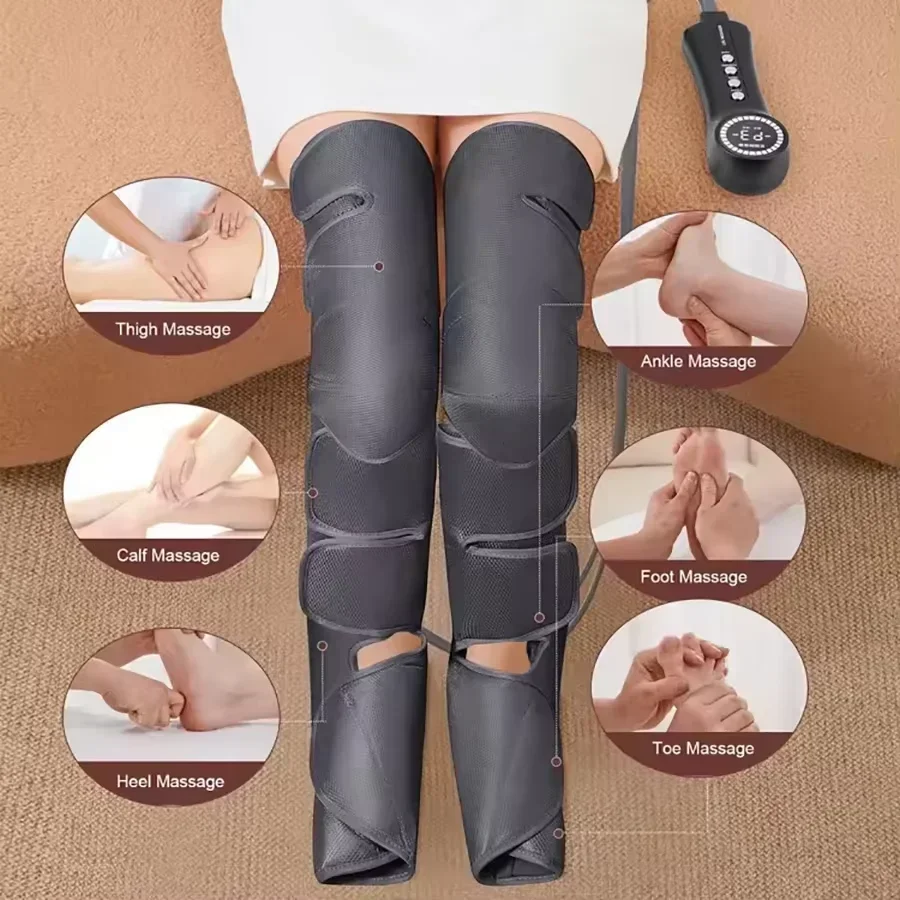 Wholesale factory Leg Massager for Circulation and Pain Relief, Air Compression Foot and Calf Massager Helpful for Relaxation